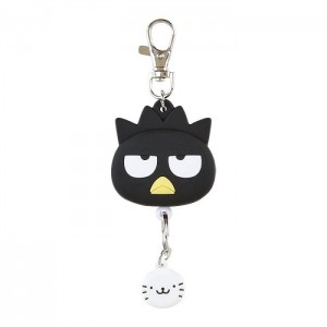 Hello Kitty Badtz-maru Bestie Face Badge Reel Negras | CL_HK63250