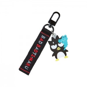 Hello Kitty Badtz-maru Logo Keychain (Sanrio Character Award Series) Negras | CL_HK23722