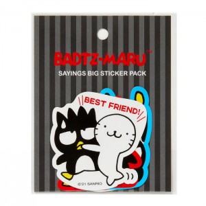 Hello Kitty Badtz-maru Sayings Big Sticker Pack Multicolor | CL_HK44813