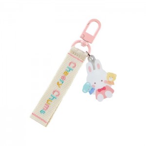 Hello Kitty Cheery Chums Logo Keychain (Sanrio Character Award Series) Creme | CL_HK19919