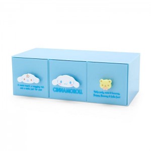 Hello Kitty Cinnamoroll 3-Tier Besties Stacking Container Azules | CL_HK30641