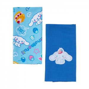 Hello Kitty Cinnamoroll Berry Sweets 2-Pc Kitchen Towel Set Azules | CL_HK62611