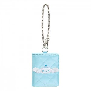 Hello Kitty Cinnamoroll Card Case With Chain (Dreaming Angel Series Pt 2) Azules | CL_HK62203