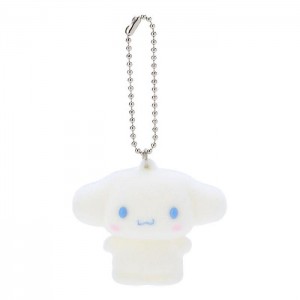 Hello Kitty Cinnamoroll Flocked Keychain Mascot Blancas | CL_HK30501