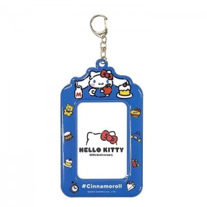 Hello Kitty Cinnamoroll ID Badge Holder (Hello, Everyone! Series) Azules | CL_HK86159