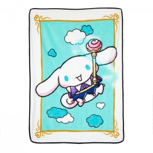 Hello Kitty Cinnamoroll Magic Wand Throw Blanket Azules | CL_HK92647