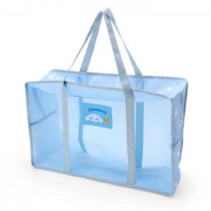 Hello Kitty Cinnamoroll Mesh Storage Tote (Large) Azules | CL_HK67344