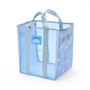 Hello Kitty Cinnamoroll Mesh Storage Tote (Medium) Azules | CL_HK86156