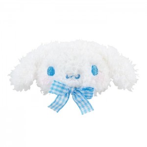 Hello Kitty Cinnamoroll Plush Hair Clip (Gingham Bow) Blancas | CL_HK60303