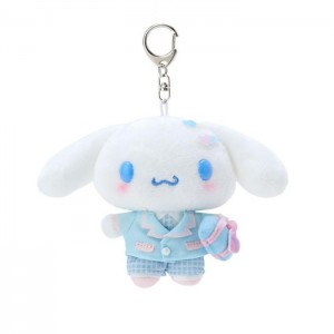 Hello Kitty Cinnamoroll Plush Mascot Keychain (Sanrio Academy Series) Blancas Azules | CL_HK83422