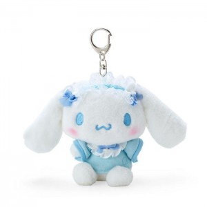 Hello Kitty Cinnamoroll Plush Mascot Keychain (Sky Blue Series) Blancas Azules | CL_HK82111