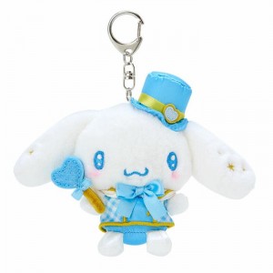 Hello Kitty Cinnamoroll Plush Mascot Keychain (Love You More Series) Azules | CL_HK84593