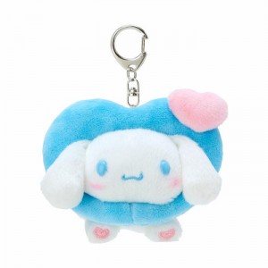 Hello Kitty Cinnamoroll Plush Mascot Keychain (Big Heart Series) Blancas Azules | CL_HK67082