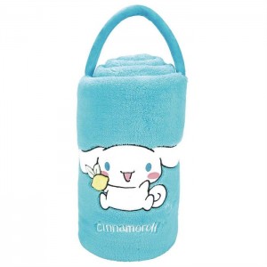 Hello Kitty Cinnamoroll SnowThrow Travel Blanket Azules | CL_HK47185