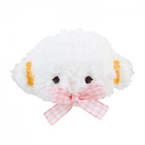 Hello Kitty Cogimyun Plush Hair Clip (Gingham Bow) Blancas | CL_HK86149