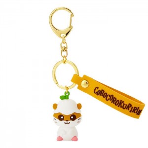 Hello Kitty Corocorokuririn Signature Keychain Amarillo | CL_HK98303