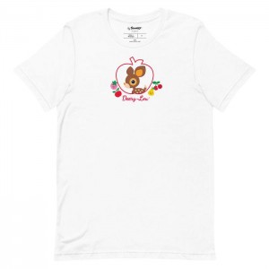 Hello Kitty Deery-Lou Sweet Apple Tee Negras Blancas Gris | CL_HK87410