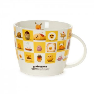 Hello Kitty Gudetama Ceramic Mug (An Eggcellent Adventure Series) Amarillo | CL_HK16688