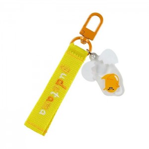 Hello Kitty Gudetama Logo Keychain (Sanrio Character Award Series) Amarillo | CL_HK91680