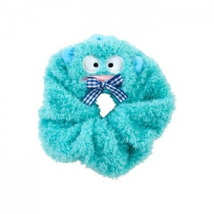 Hello Kitty Hangyodon Cozy Plush Scrunchie (Gingham Bow) Azules | CL_HK92167