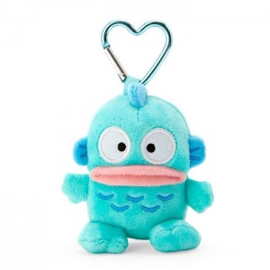 Hello Kitty Hangyodon Plush Mascot All My Heart Keychain Azules | CL_HK26926