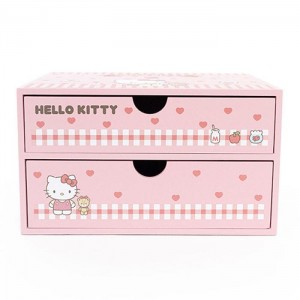 Hello Kitty Hello Kitty 2-Drawer Storage Chest Rosas | CL_HK93126