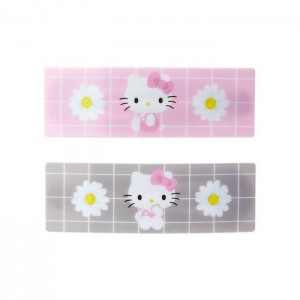 Hello Kitty Hello Kitty 2-Piece Hair Clip Set Gris Rosas | CL_HK74879