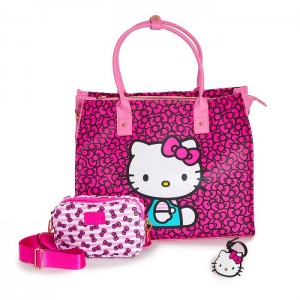 Hello Kitty Hello Kitty 3-pc All-Over Print Travel Tote Set Rosas | CL_HK36116