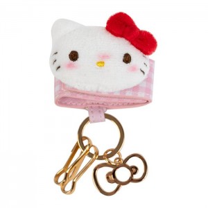 Hello Kitty Hello Kitty 50th Anniv. Mascot Keychain (Full of Happy Series) Rosas Doradas | CL_HK23625