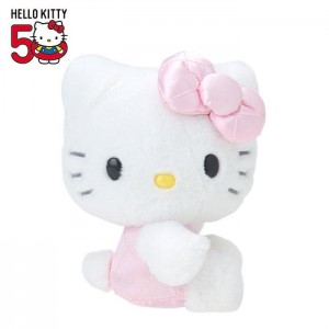 Hello Kitty Hello Kitty 50th Anniv. Plush Mascot (Pink Quilted) Blancas Rosas | CL_HK16258