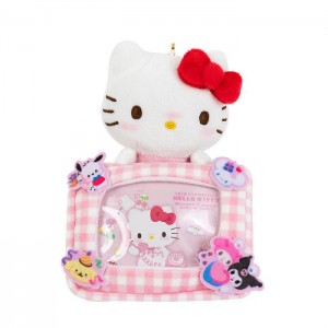 Hello Kitty Hello Kitty 50th Anniv. Plush Mascot Badge Holder (Full of Happy Series) Rosas | CL_HK28782