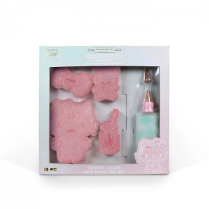 Hello Kitty Hello Kitty 50th Anniversary Cookie Stamp and Frosting Set Rosas | CL_HK58383