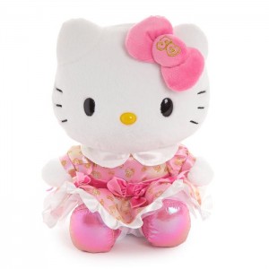 Hello Kitty Hello Kitty 50th Anniversary 2024 Limited Edition 15" Plush Rosas | CL_HK28650