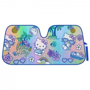 Hello Kitty Hello Kitty Car Sun Shade (Summer Sailing) Multicolor | CL_HK42567