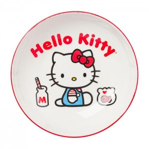 Hello Kitty Hello Kitty Ceramic Dinner Bowl (Classic Milk Bottle) Rojas | CL_HK70456