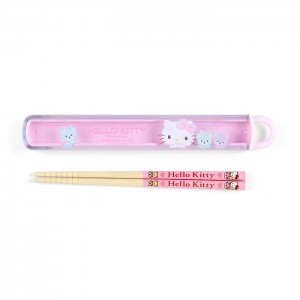 Hello Kitty Hello Kitty Everyday Chopsticks & Case Rosas | CL_HK49077