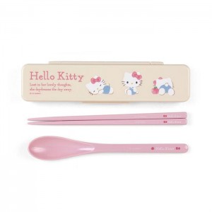 Hello Kitty Hello Kitty Everyday Chopsticks & Spoon Set Rosas | CL_HK22193