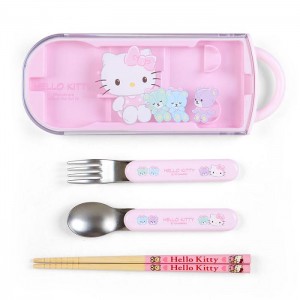 Hello Kitty Hello Kitty Everyday Utensil Set Trio Rosas | CL_HK30998