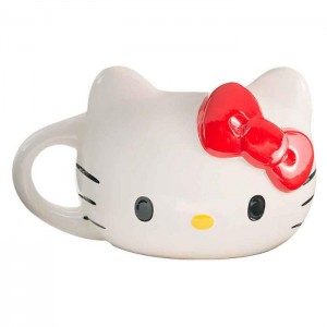 Hello Kitty Hello Kitty Face Sculpted Mug (Red) Blancas | CL_HK13473