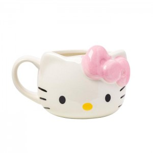 Hello Kitty Hello Kitty Face Sculpted Mug (Pink) Blancas | CL_HK75501