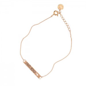 Hello Kitty Hello Kitty Gold Bar Bracelet Doradas | CL_HK89608