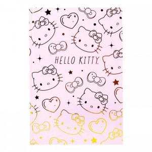 Hello Kitty Hello Kitty Gold Foil Hardcover Journal Rosas | CL_HK74888