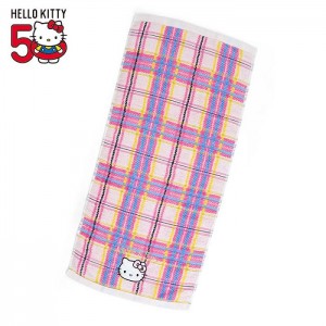 Hello Kitty Hello Kitty Hand Towel (Hello Kitty Dress Tartan Series) Rosas | CL_HK81999