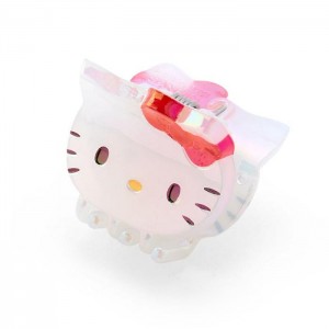 Hello Kitty Hello Kitty Iridescent Mini Hair Clips (Set of 4) Blancas | CL_HK40309