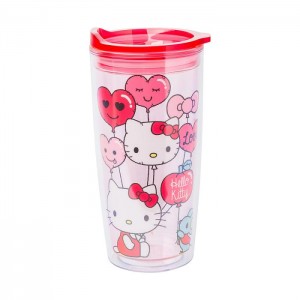 Hello Kitty Hello Kitty Love Balloons Double Wall Tumbler Rosas | CL_HK92636