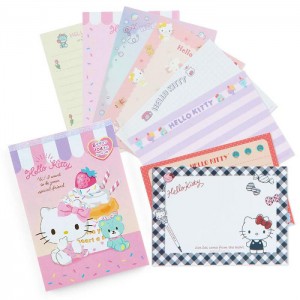 Hello Kitty Hello Kitty Memo Pad & Sticker Set Rosas | CL_HK34642