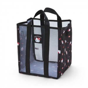 Hello Kitty Hello Kitty Mesh Storage Tote (Medium) Negras | CL_HK78434