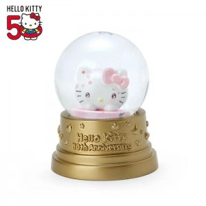 Hello Kitty Hello Kitty Mini Snow Globe (50th Anniv. The Future In Our Eyes) Blancas Rosas | CL_HK15484