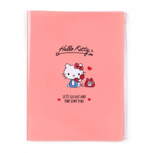 Hello Kitty Hello Kitty Multi-Pocket File Folder Rosas | CL_HK78770