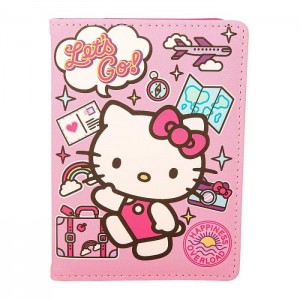 Hello Kitty Hello Kitty Passport Holder (Let's Go!) Rosas | CL_HK10657